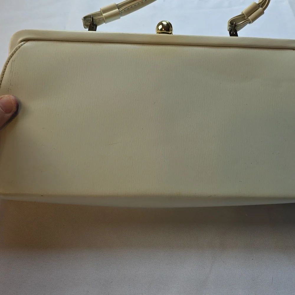 Vintage Theodor Women's Purse Handbag Creamy Ivory‎ GUC READ - Picture 11 of 16